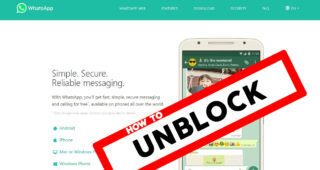 How to unblock Whatsapp