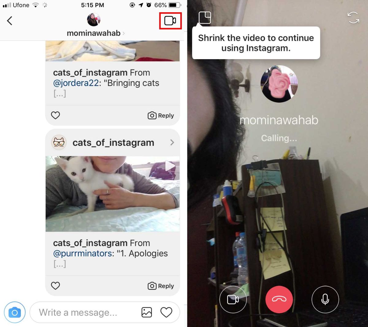 How To Make A Video Call On Instagram