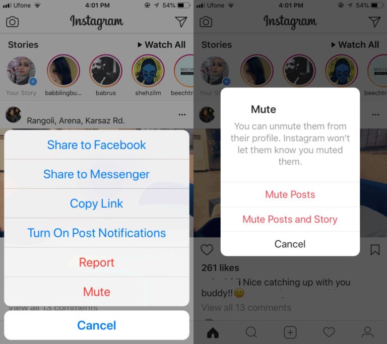 How To Mute An Instagram Account