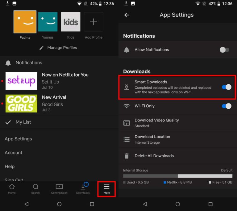 How To Enable And Disable Netflix Smart Downloads