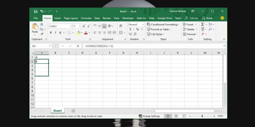 How To Autofill Letters From A-Z In Excel