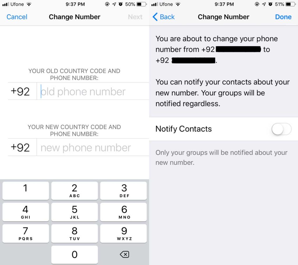 How To Change Your Whatsapp Phone Number