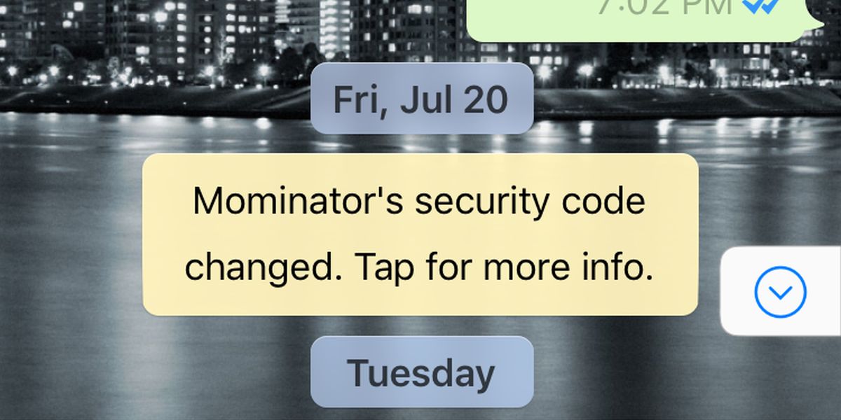 What Does It Mean By Security Code Has Changed On Whatsapp