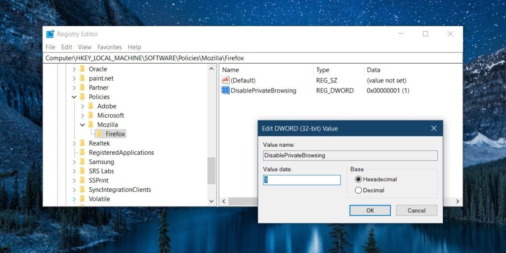 How To Disable Private Browsing In Firefox