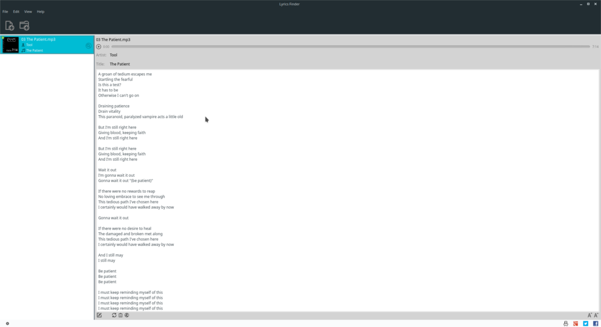 How To Find Song Lyrics On Linux With Lyrics Finder
