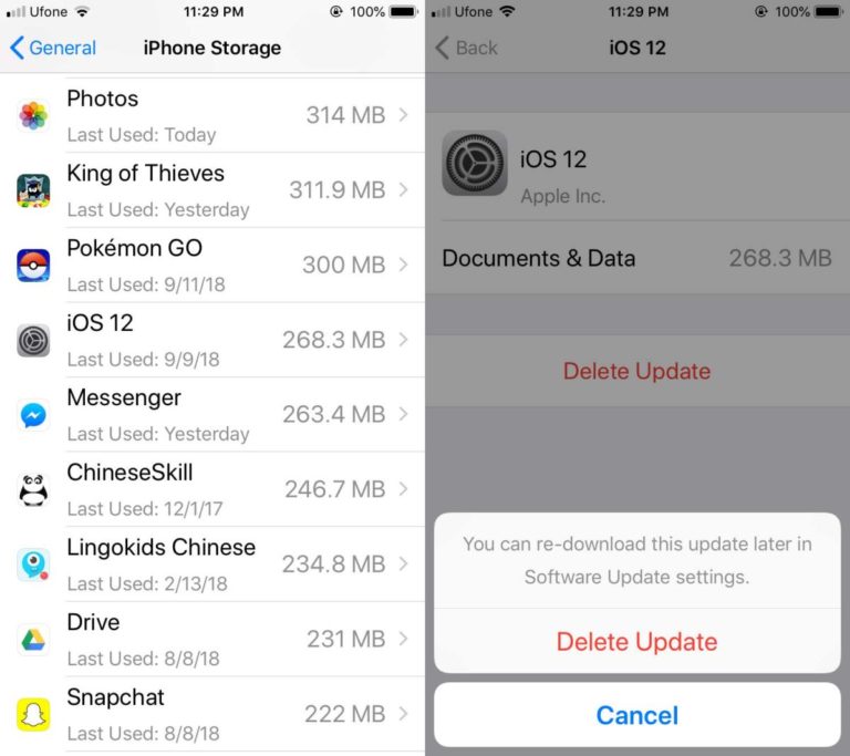 How To Cancel An iOS Update When It's Downloading