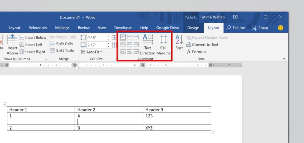 how-to-align-text-inside-tables-in-microsoft-word