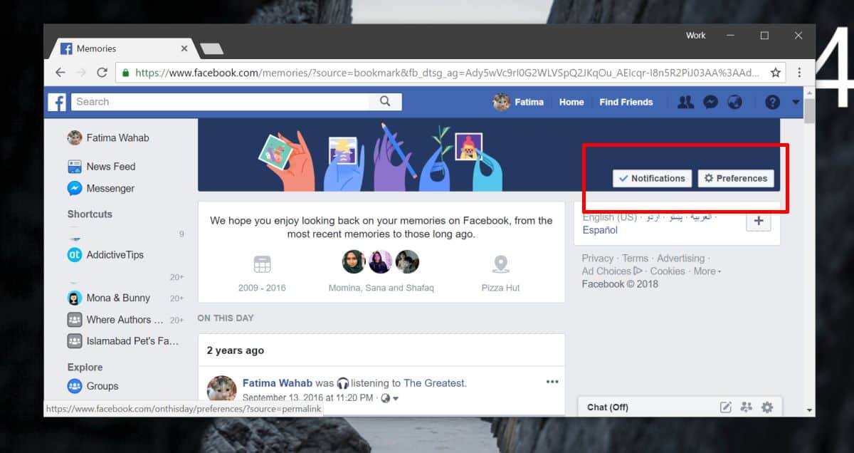 How To Turn Off On This Day Memories On Facebook