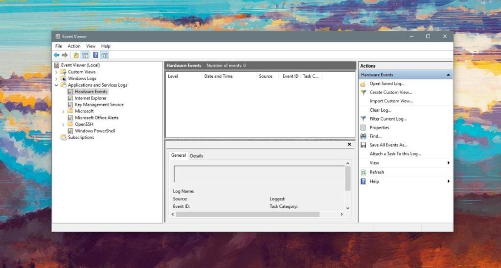 How to create custom views in Event Viewer on Windows 10