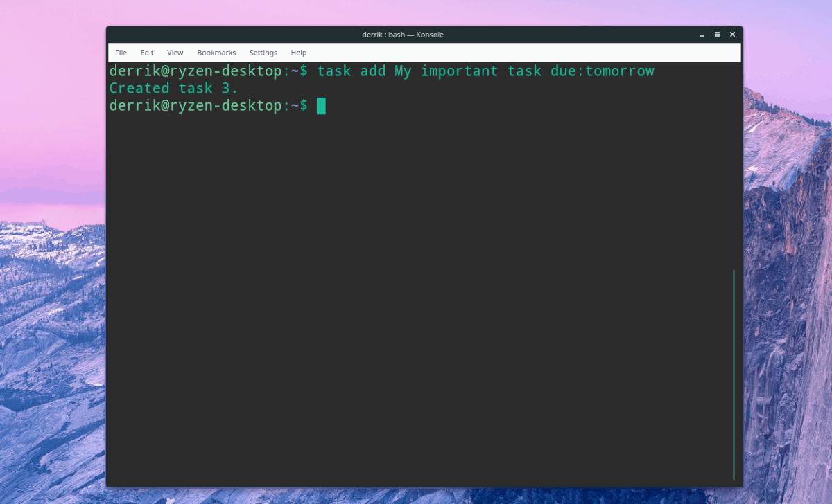 How to get a terminal-based time management tool on Linux with Taskwarrior