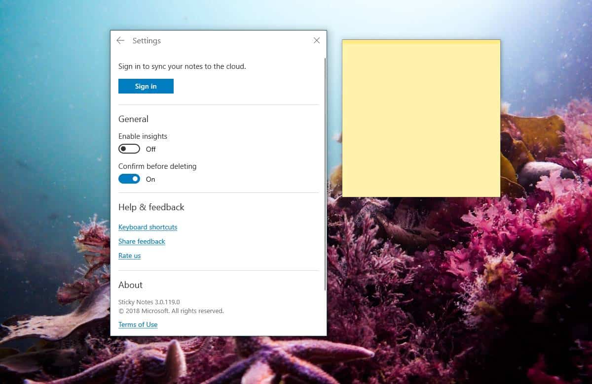 access Windows 10 Sticky Notes online