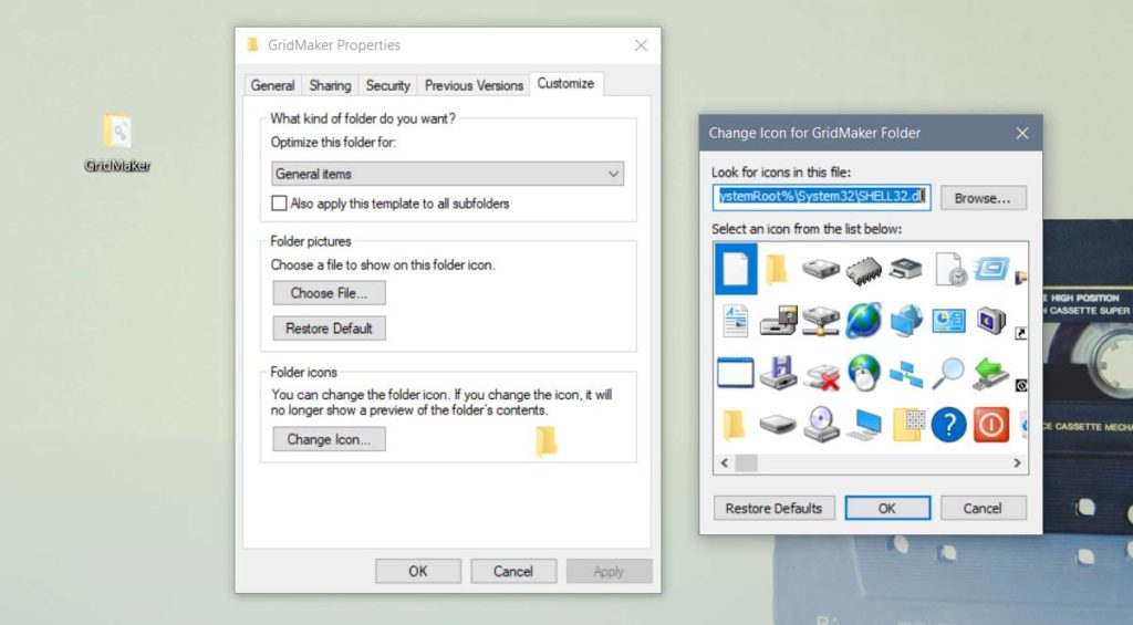 How to set a custom folder icon on Windows 10