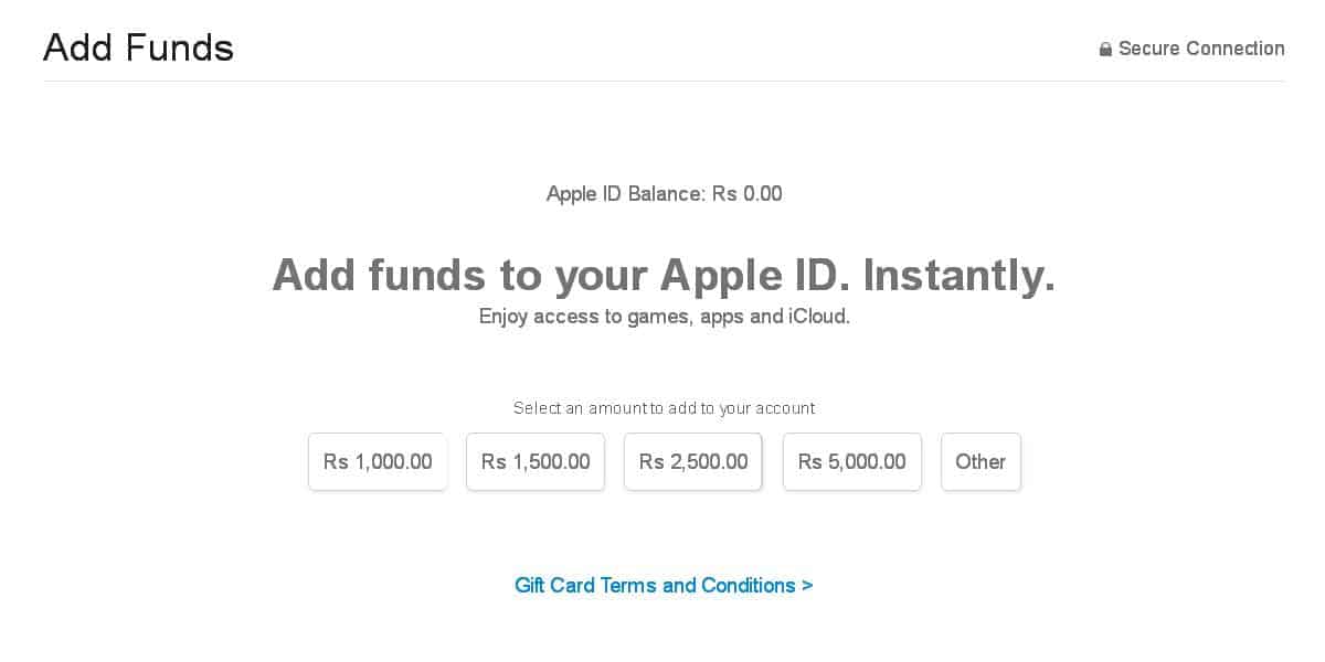 How to add funds to your Apple ID