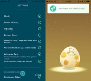 How to sync steps from an activity tracker to Pokèmon Go