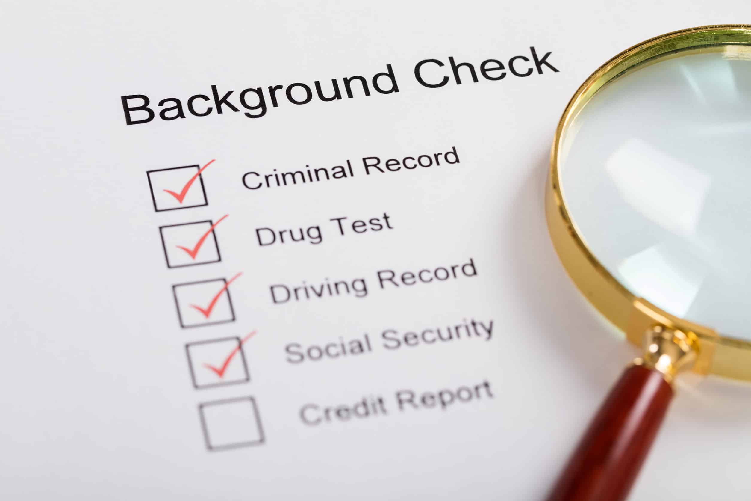 What Shows Up In A Background Check For A Job 