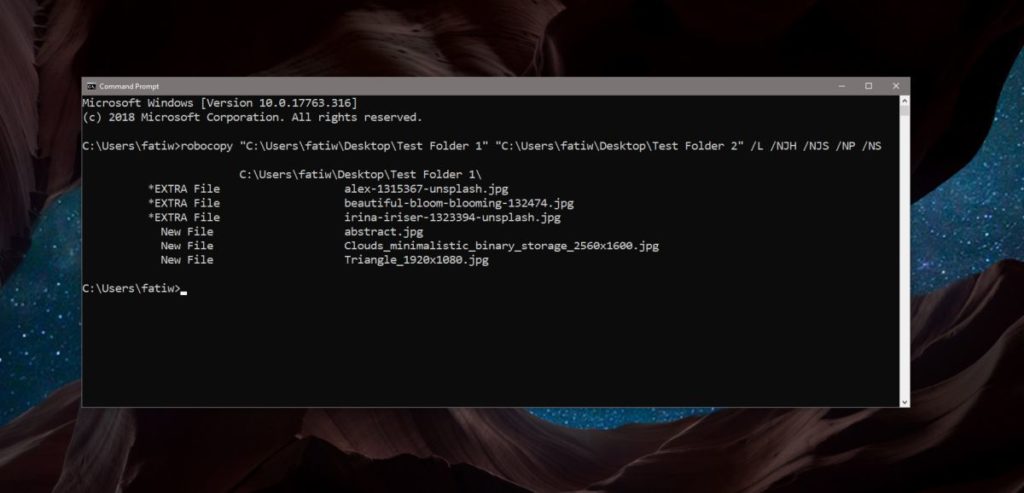 how-to-compare-folder-content-from-the-command-prompt-on-windows-10