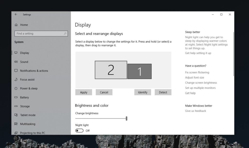 how-to-set-display-order-on-windows-10