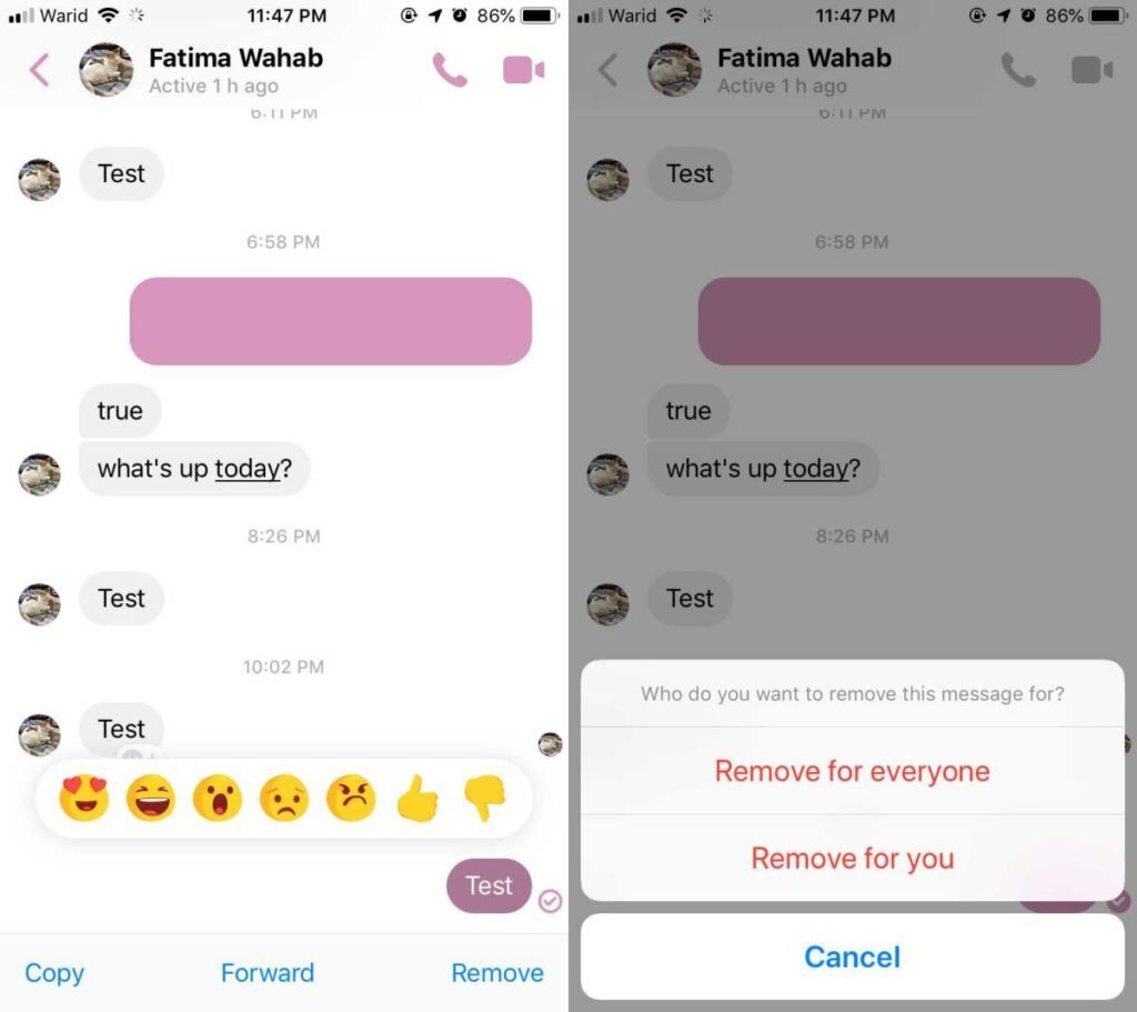 How To Unsend Messages On Facebook Messenger