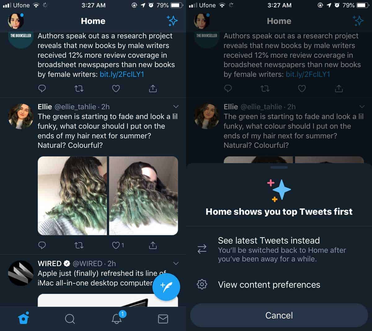 How to switch to a chronological Twitter feed