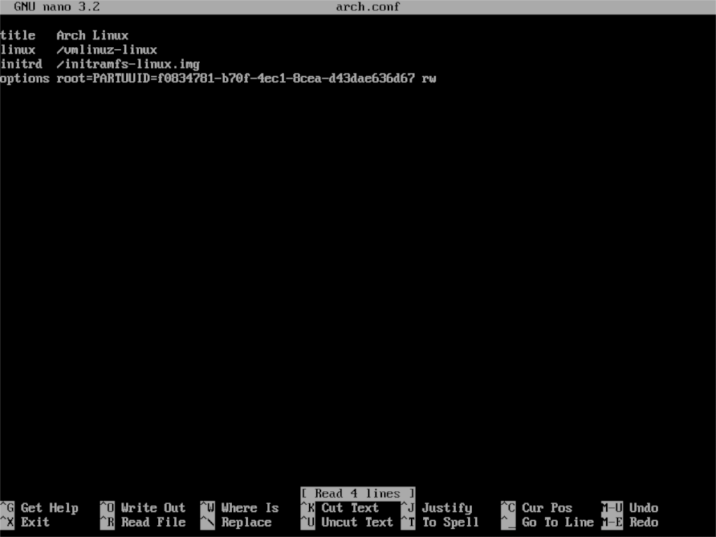 How to set up Systemd-boot on a new Arch Linux system