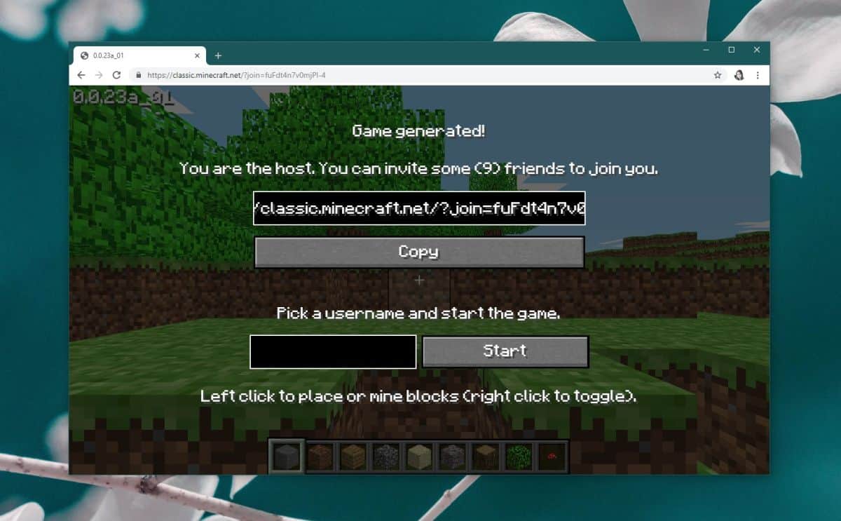 How to play Minecraft Classic online on the web free