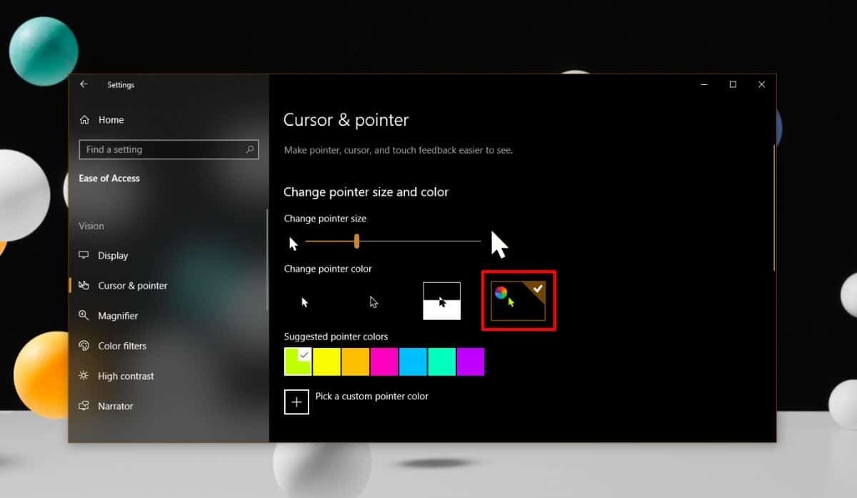 How To Change Cursor Color Windows 10?
