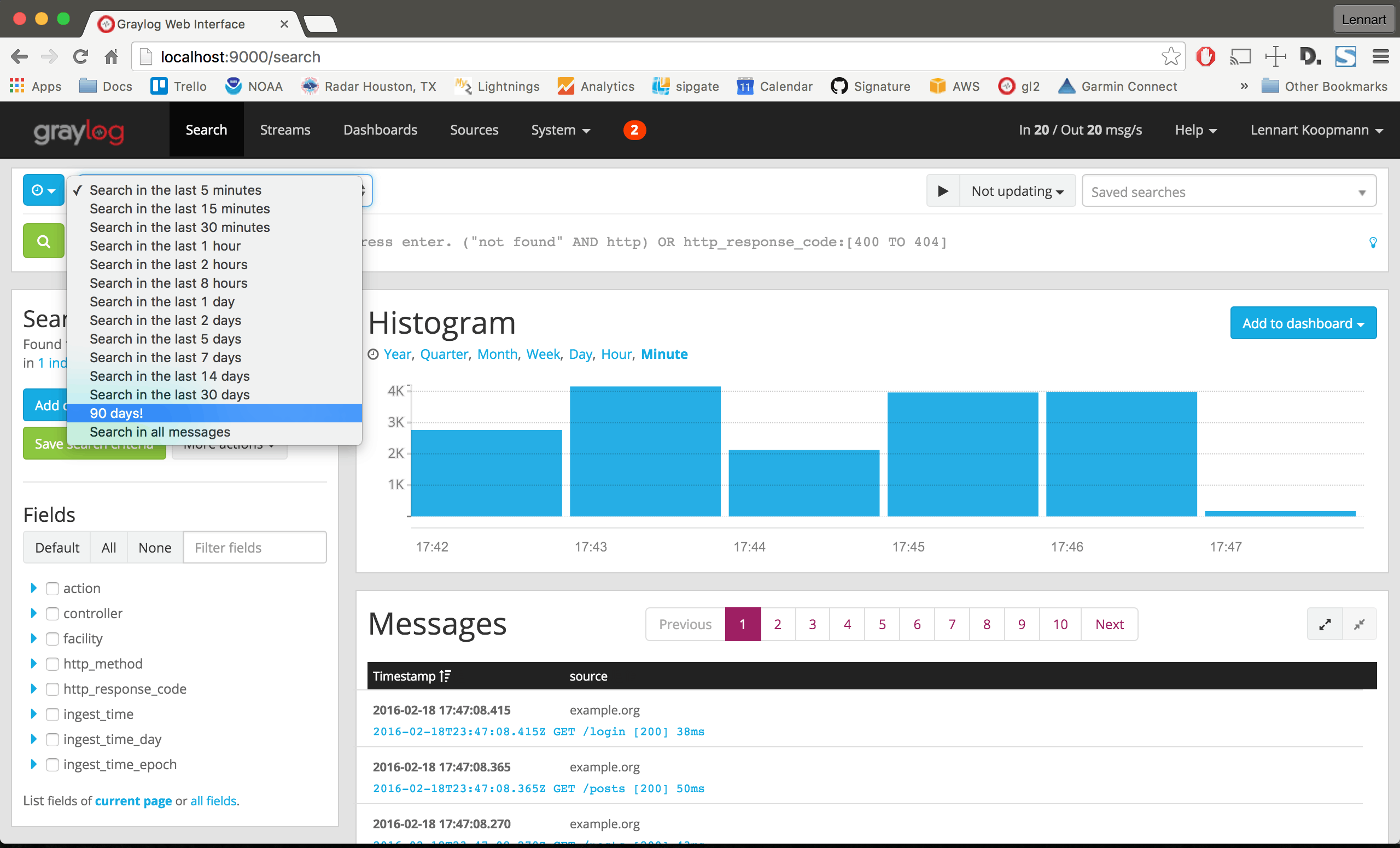 Настройка graylog для linux