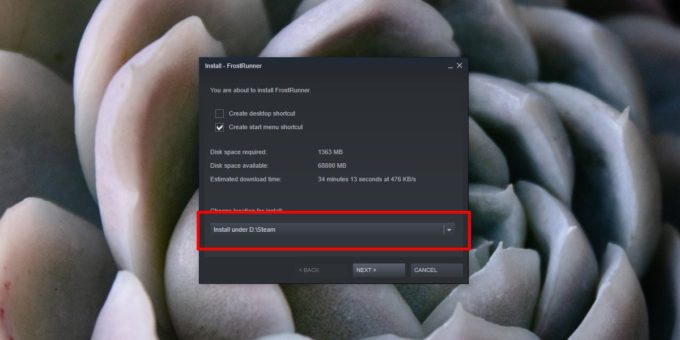 the default steam install folder cant be removed