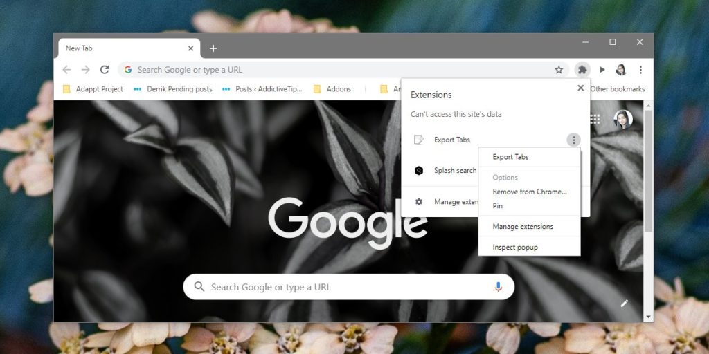 How to enable the new Chrome extensions menu