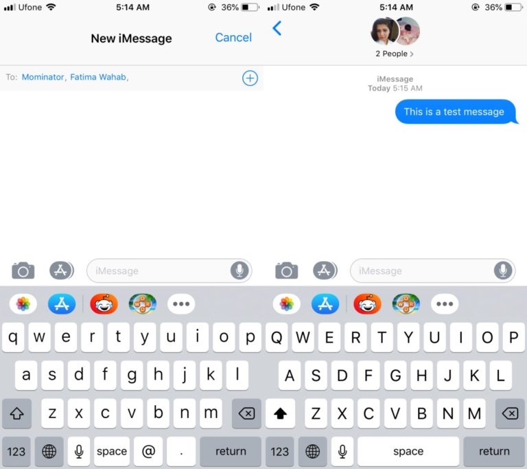 How to create and name iMessage groups on iOS