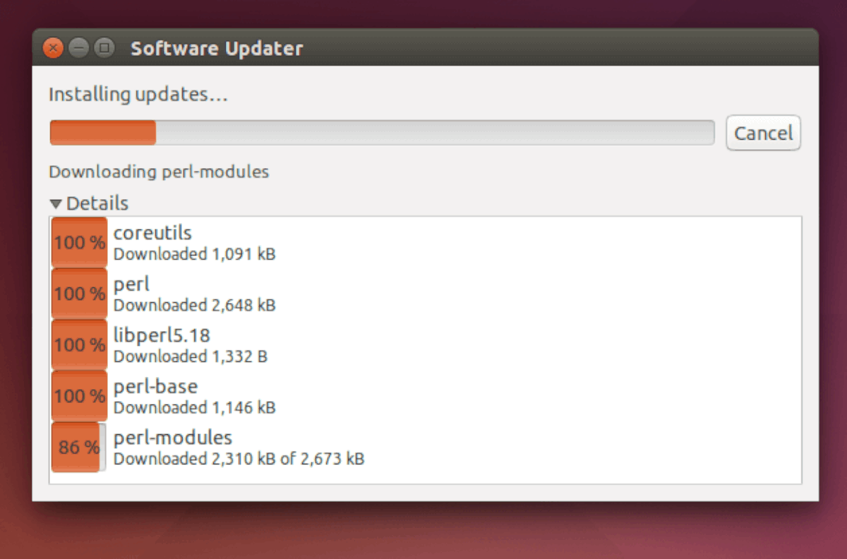 Updating ubuntu