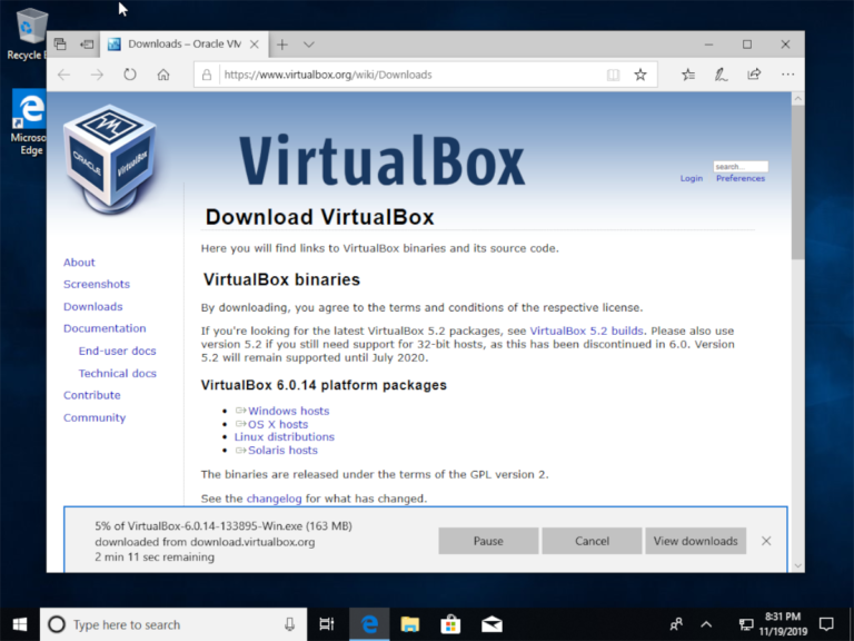 How to set up a Linux virtual machine on Windows