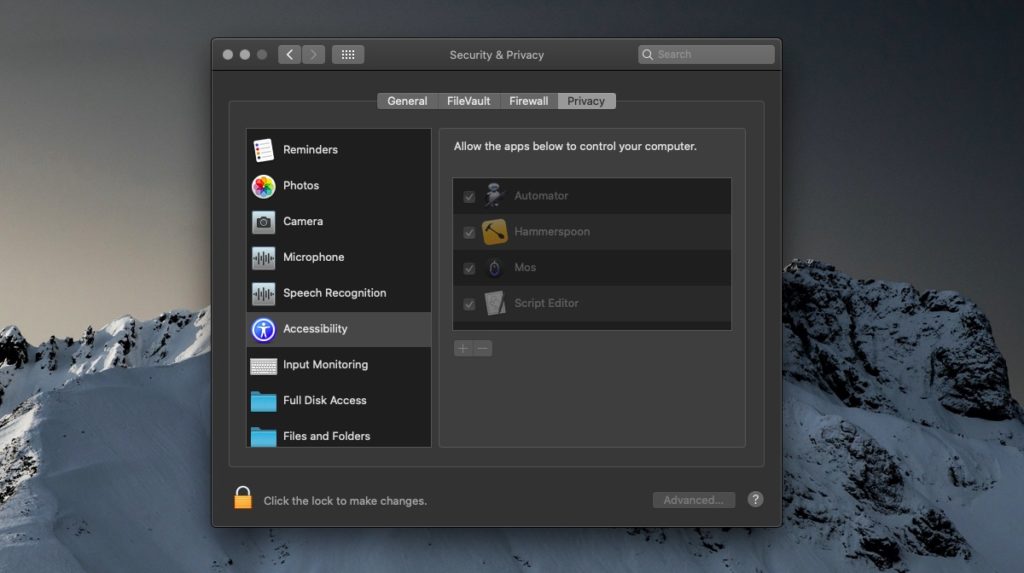 How to give apps accessibility access on macOS