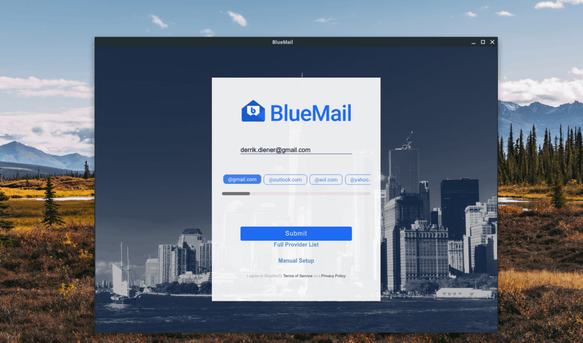 How to set up Bluemail on Linux