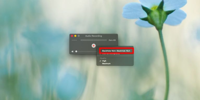 How to record speaker output on macOS