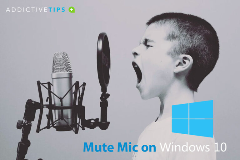 How to mute microphone on Windows 10 with keyboard shortcut