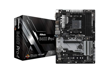 ASRock ATX Motherboard (B450 PRO4)