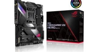 Asus ROG X570 Crosshair VIII Hero (Wi-Fi) ATX Motherboard with PCIe 4.0