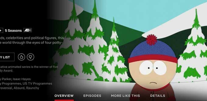 Is South Park on Netflix