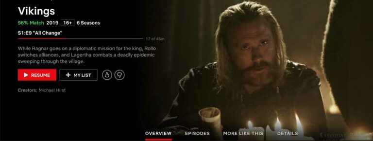 watch vikings on netflix