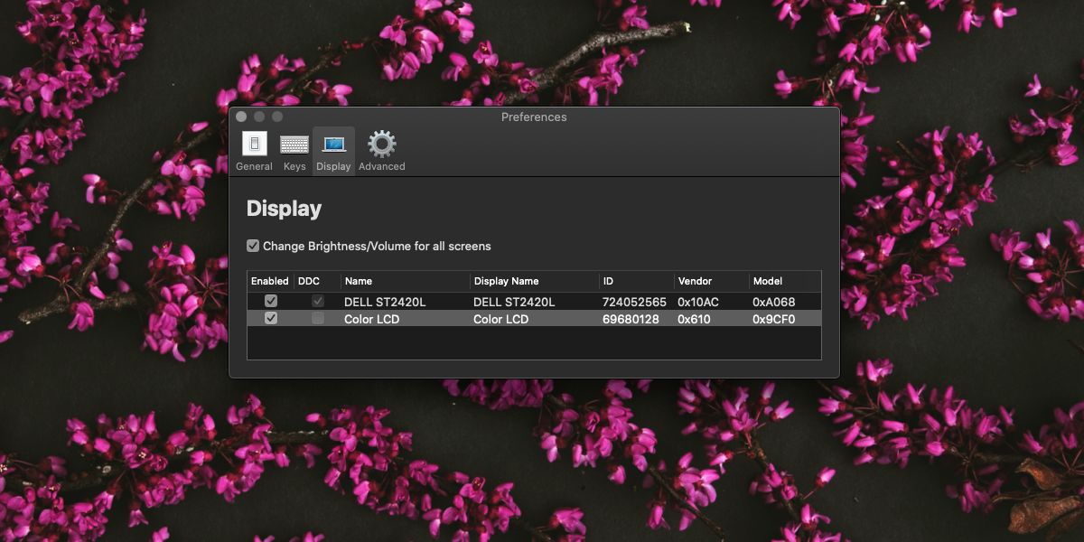 How to change brightness for all displays on macOS