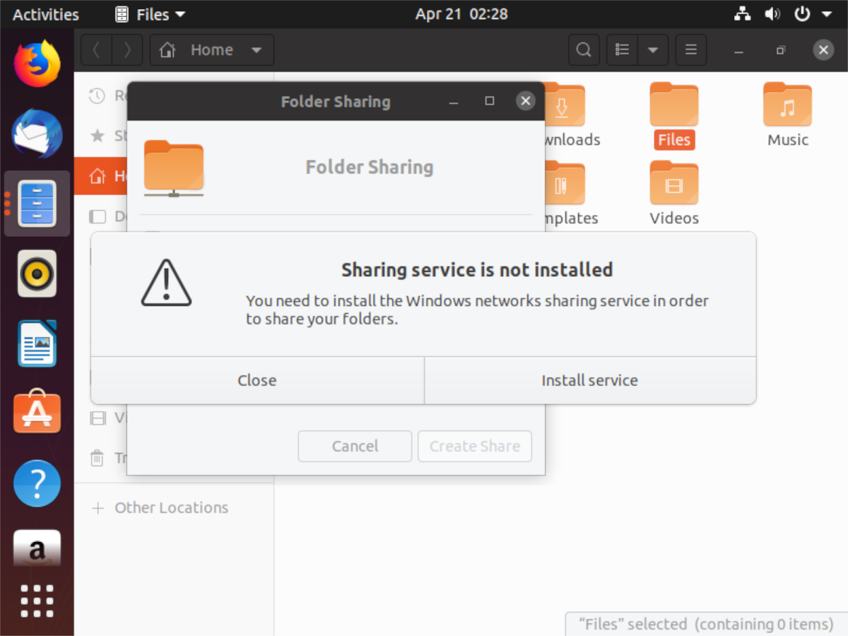 ubuntu file sharing software
