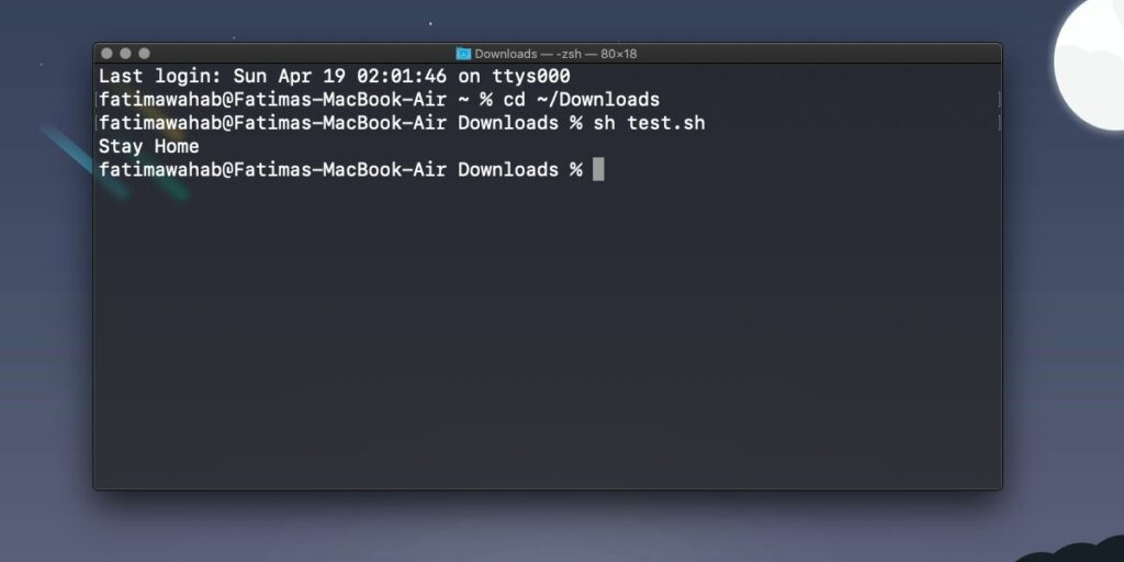 How to run a Shell or .sh script on macOS