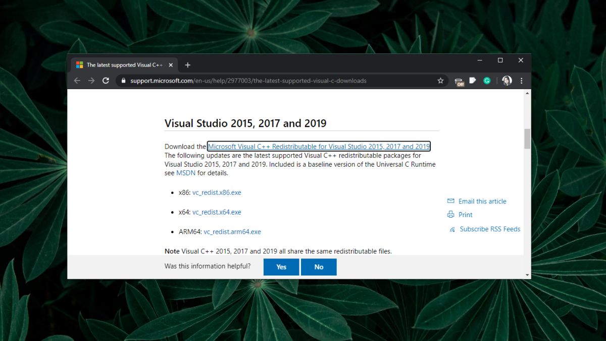 How to fix "code execution cannot proceed MSVCP140.dll was not found