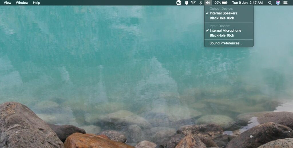 How to change audio input/output on macOS