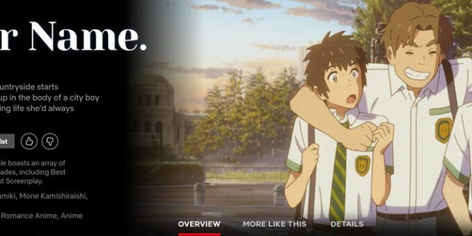 How to Watch Your Name on Netflix Anywhere