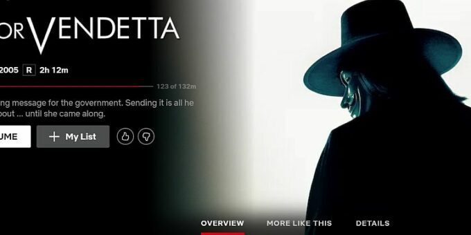 How to Watch V for Vendetta on Netflix