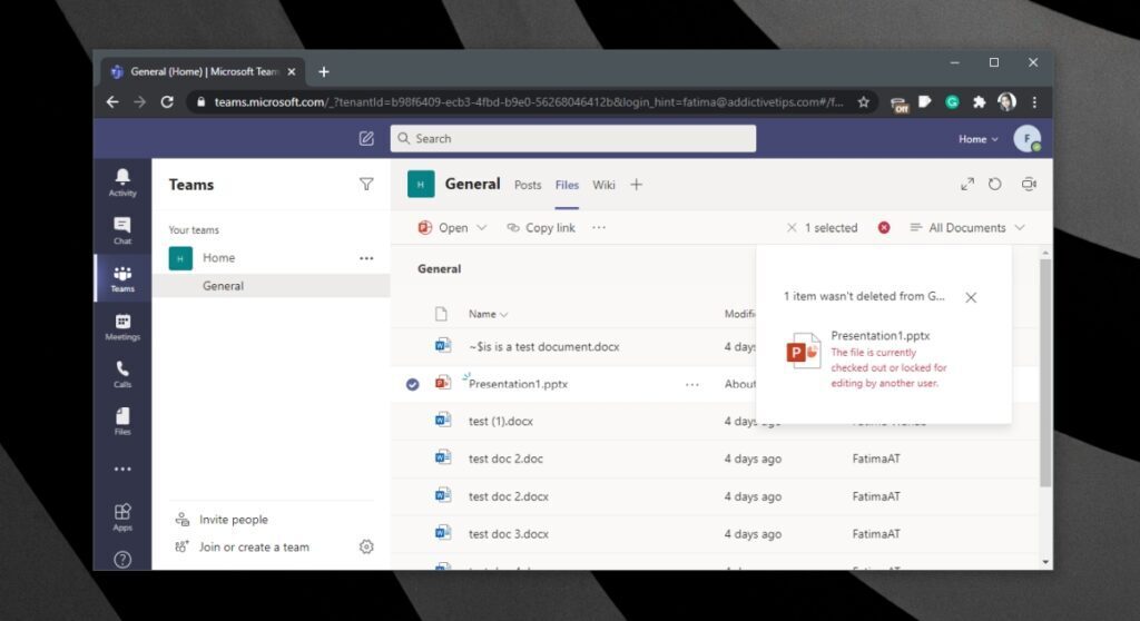 Microsoft Teams Cannot Delete File (FIXED)