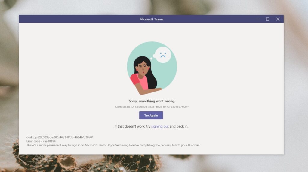 Microsoft Teams Something Went Wrong (FIXED)
