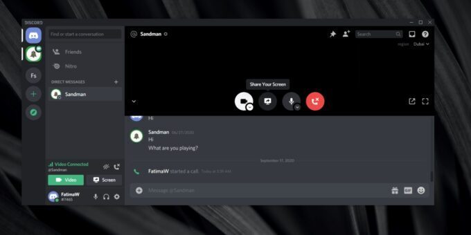 How to screen share on Discord on Windows 10